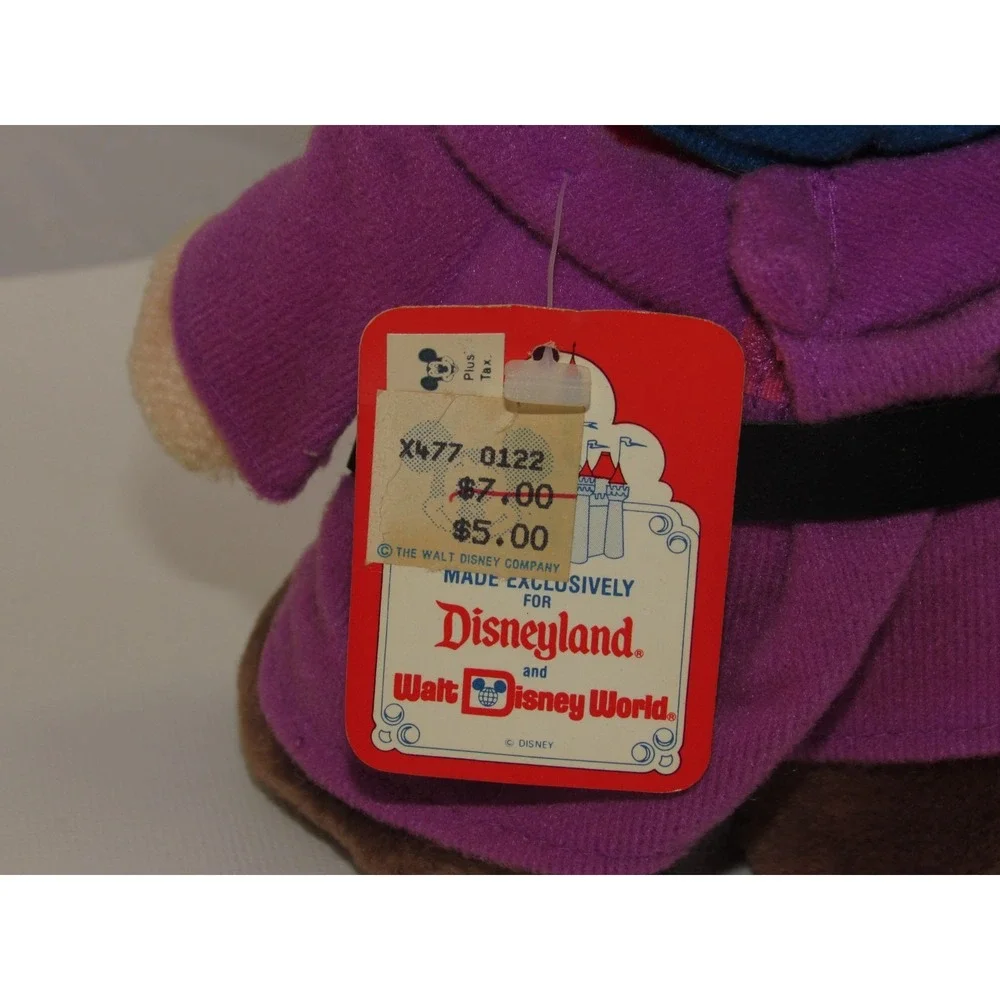 Vintage Disney Parks Snow White & Seven Dwarfs Plush Dolls - Doc &‎ Sneezy